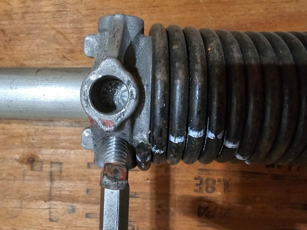 edina garage door broken spring replacement